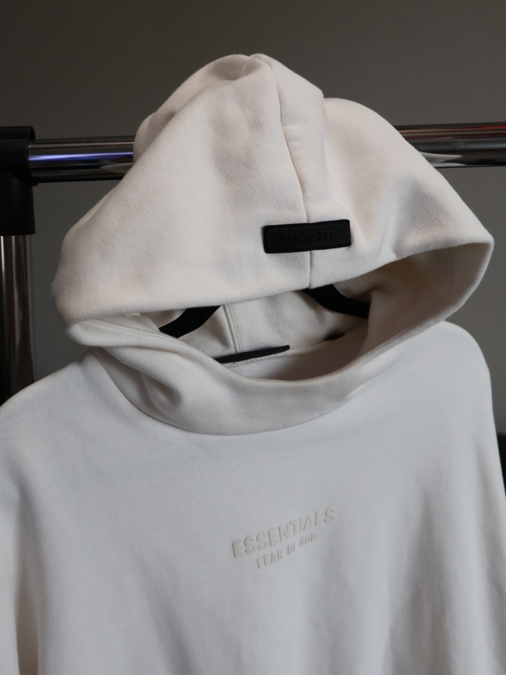 Essentials Fear of God Cream Hoodie Size L Men’s Women